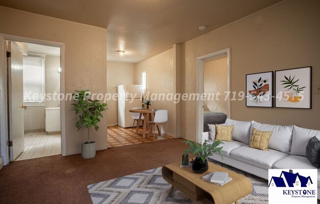 Ground Level, One Bedroom Apartment with All Utilities Included!