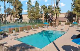 Pool at Shorebird Apartments in Mesa Arizona