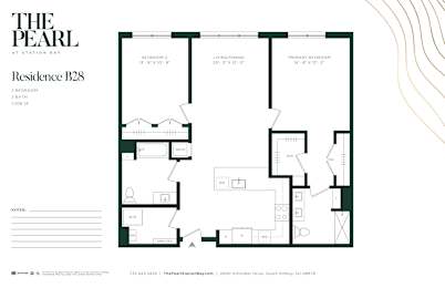 2 beds, 2 baths, $3,370