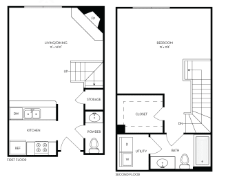 1 bed, 1 bath, 788 sqft, $1,434