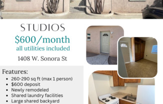 Studio Apts in Barrio Hollywood