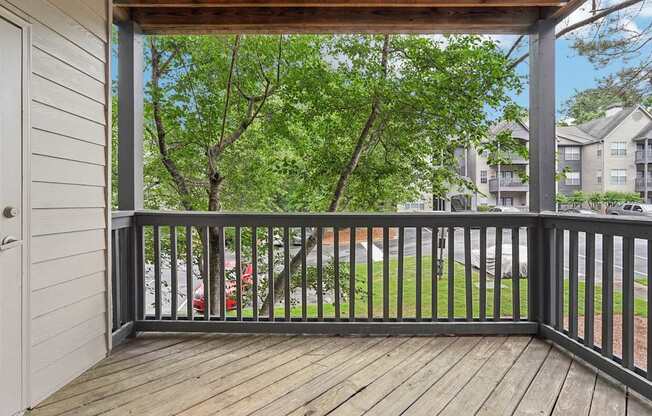 Patio with storage