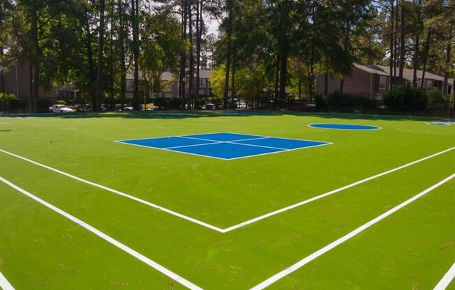 Outdoor sports court at the Grove at St. Andrews, Columbia, SC