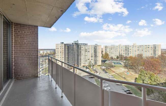 Large Balcony at Stratford at Southern Towers, Virginia