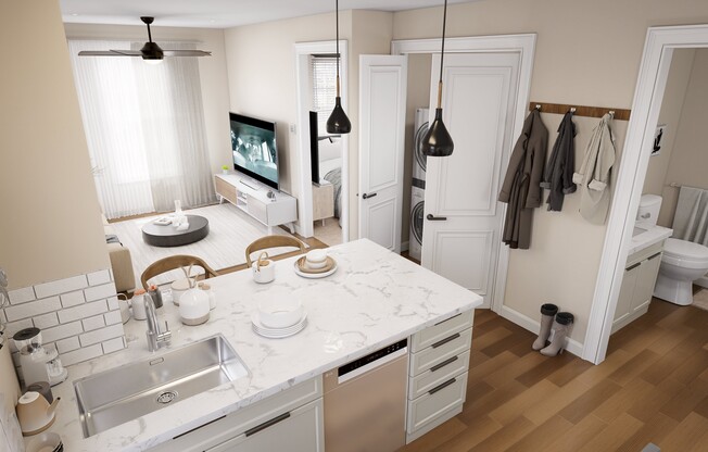 1 bed, 1 bath, 561 sqft, $1,236