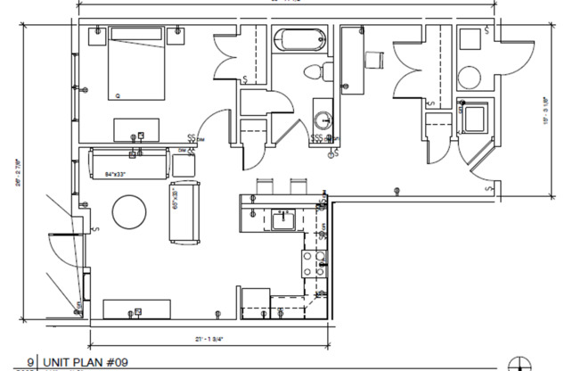 1 bed, 1 bath, 680 sqft, $1,350, Unit 309