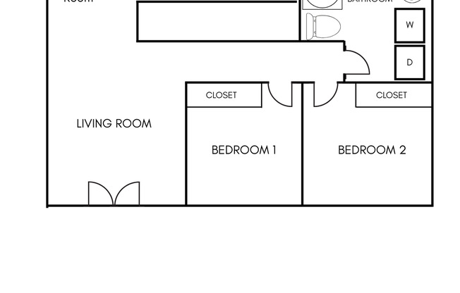2 beds, 1 bath, 750 sqft, $1,497, Unit 4009-1