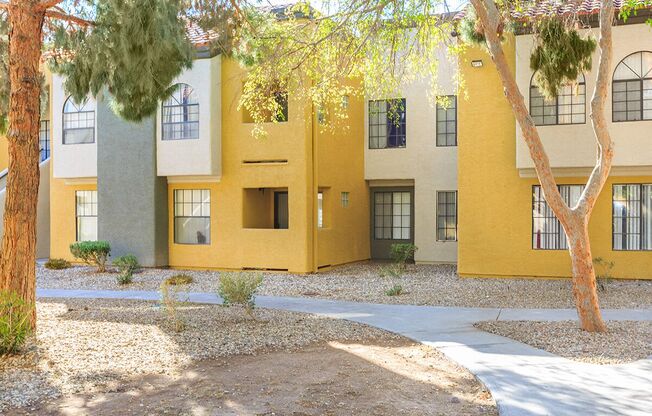 Elegant Exterior View Of Property at Desert Vistas Apartments, Las Vegas, Nevada, 89142