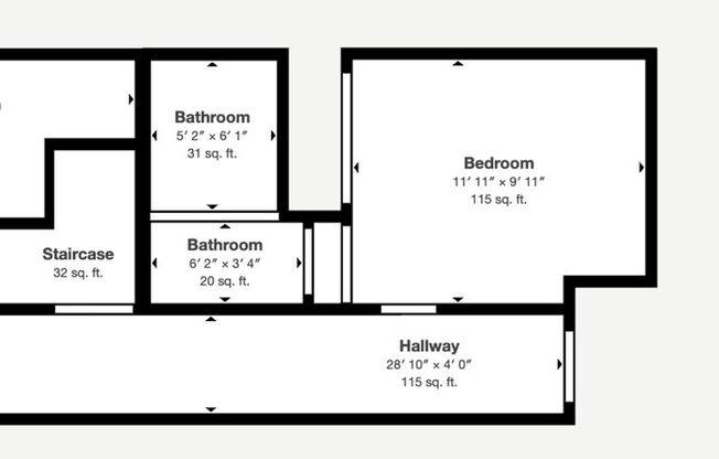 1 bed, 1 bath, 208 sqft, $950, Unit Unit 2 Suite A - 236 N Dillard St