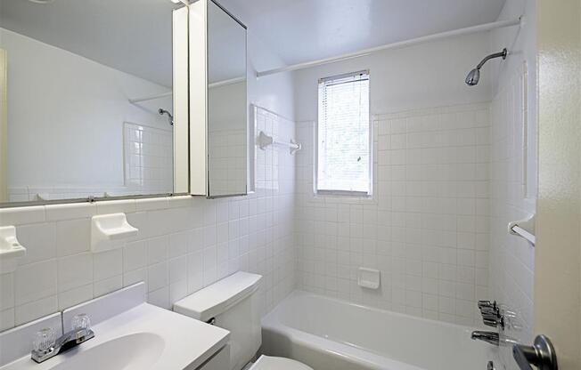Bathroom at Shawnee Apartments, Virginia