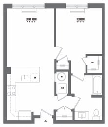 1 bed, 1 bath, 700 sqft, $3,135