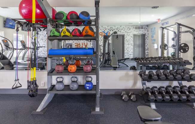 Vue on 67th Fitness Center with Free Weights