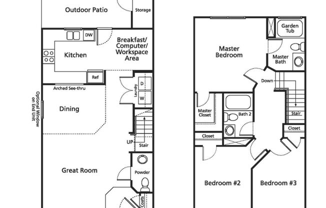 3 beds, 2.5 baths, 1,320 sqft, $1,650, Unit 2541 RRD