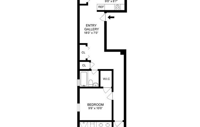 2 beds, 2 baths, 1,400 sqft, $4,500, Unit 2