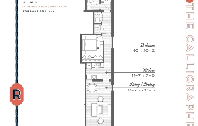 1 bed, 1 bath, 747 sqft, $1,195, Unit 224