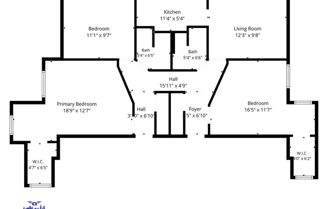 3 beds, 2 baths, 1,300 sqft, $3,300, Unit 2W