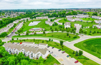 Breathtaking Aerial View at West Hampton Park Apartment Homes, Elkhorn, 68022