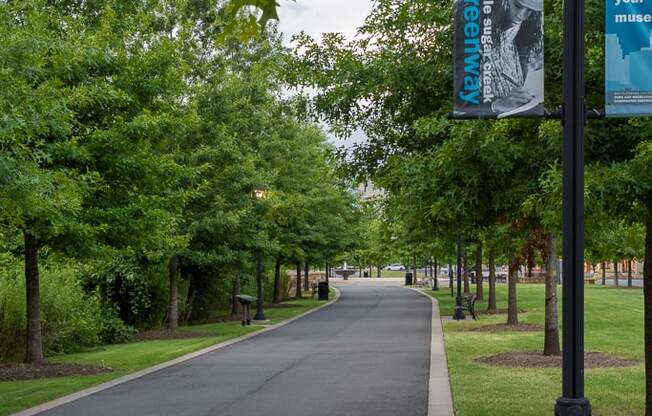 Exterior Path at Berkshire Dilworth, Charlotte