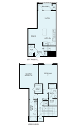 2 beds, 2 baths, 1,290 sqft, $4,550