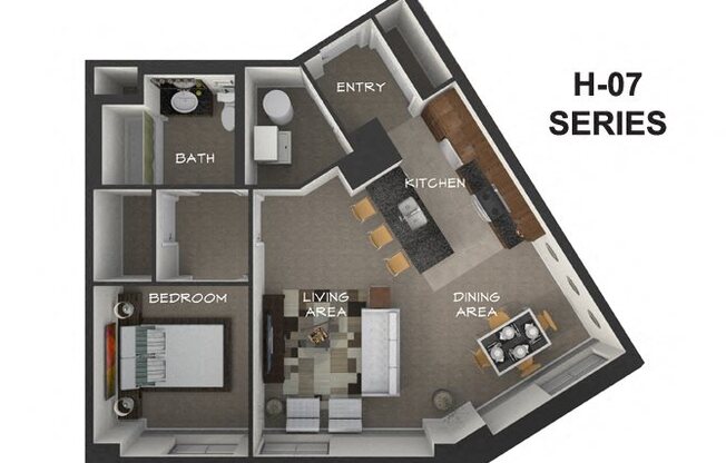 1 bed, 1 bath, 925 sqft, $1,353