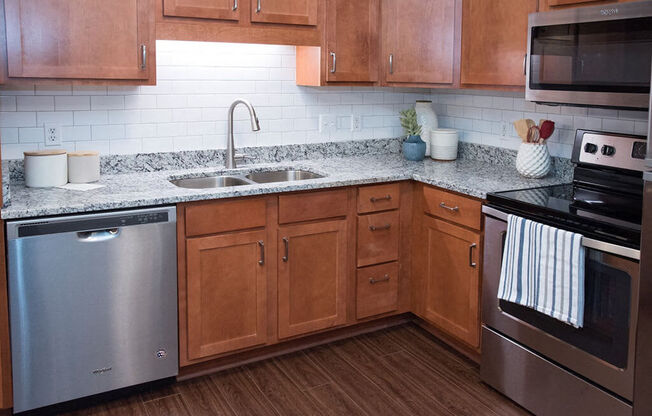 Well Equipped Kitchen at Waterstone Place, Minnesota