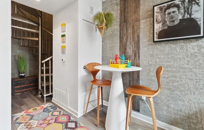 Dining area at Block C