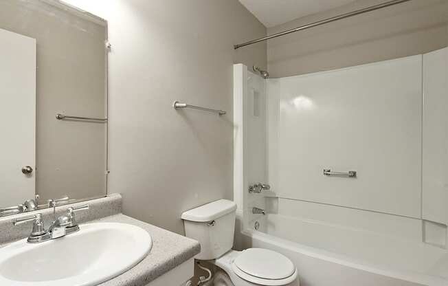 bathroom at Tryon Village Apartments