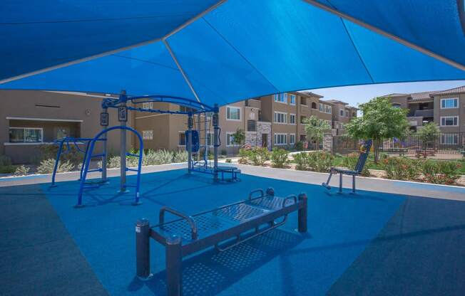 Outdoor area at Level 25 at Oquendo by Picerne, Las Vegas, NV, 89148