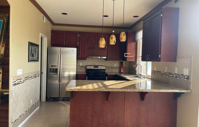 Welcome to this beautifully upgraded 4-bedroom, 2.5-bathroom home for lease in the highly desirable Otay Ranch community!