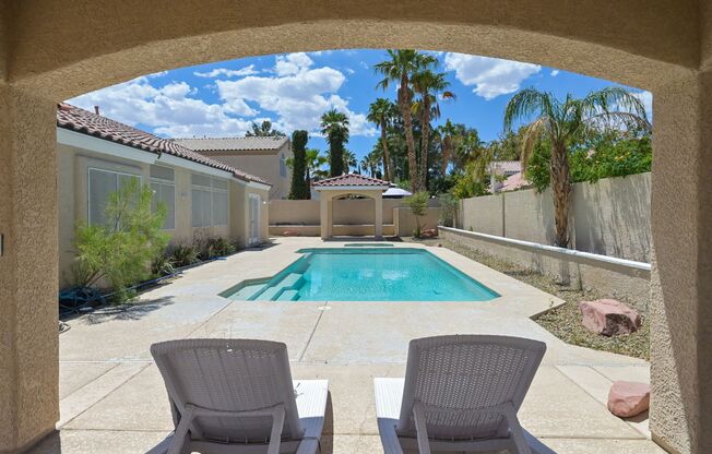 SE!! 4 Bedrooms!! Single Story!! NO HOA!! 3 Car Garage!!! Pool!!! Spa!!! RV Parking!!! Low maintenance Landscape!!