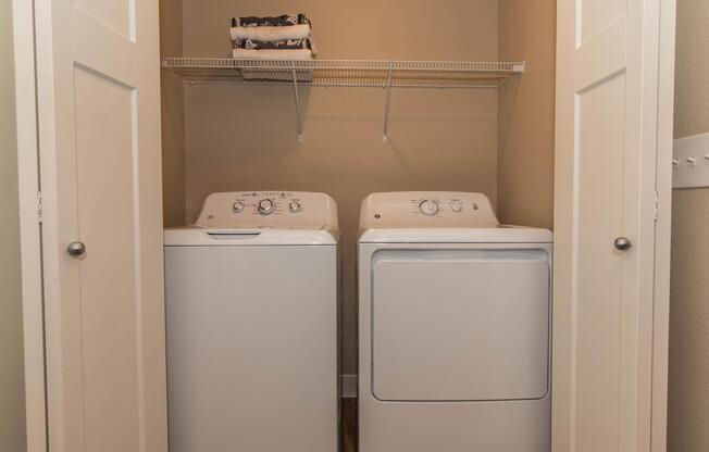 FULL-SIZE WASHER AND DRYER