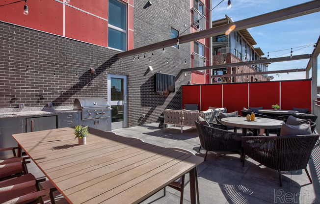 Lounge at Paperbox Lofts, Utah