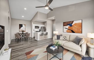 Living Room at Stonelake at the Arboretum, Austin