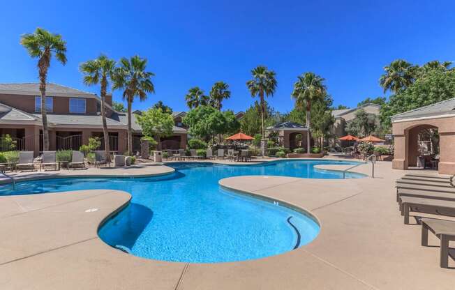 Swimming pool side at The Equestrian by Picerne, Nevada, 89052