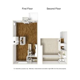 1 bed, 1.5 baths, 1,138 sqft, $1,410