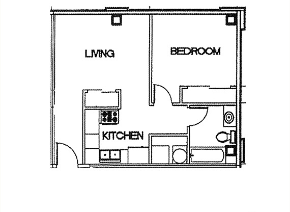 1 bed, 1 bath, 578 sqft, $1,288, Unit 120