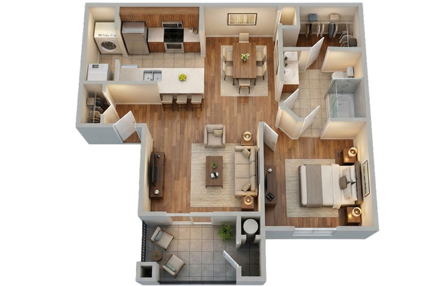 1 bed, 1 bath, 710 sqft, $1,475
