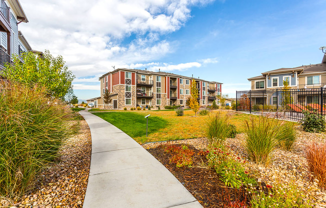 Walking Path at Solaire Apartments in Brighton, CO