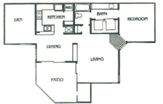 1 bed, 1 bath, 980 sqft, $1,120