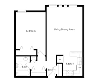 1 bed, 1 bath, 850 sqft, $850