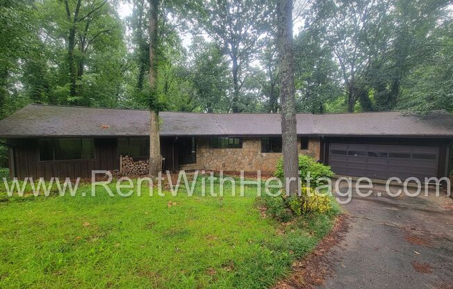 Charming Cabin Style Home on 1.3 Acres / Finished Basement / Great Location