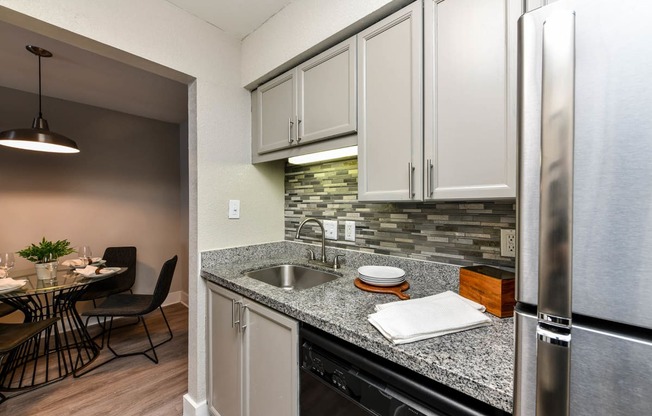 our apartments offer a kitchen