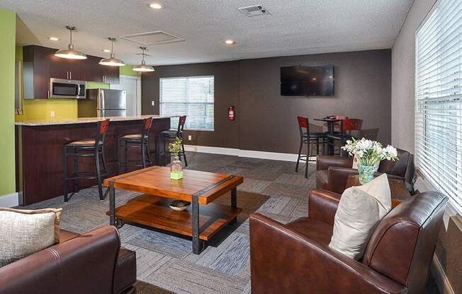 Clubhouse Kitchen and Dining Area