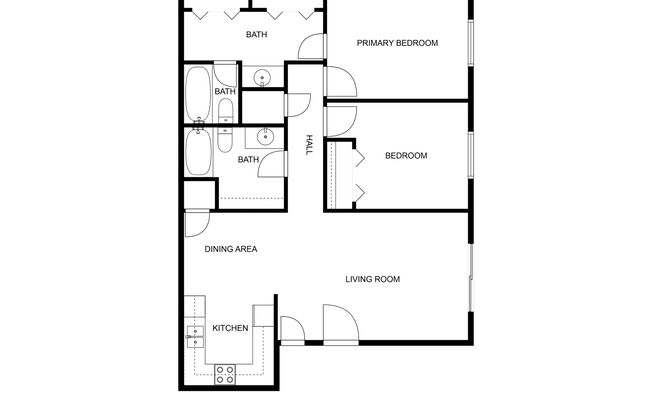 2 beds, 2 baths, 946 sqft, $1,190, Unit 807G