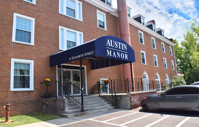 the exterior of the autism manor building