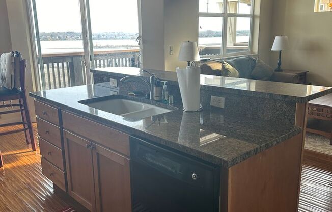 Beautiful Lake Front Condo FULLY FURNISHED w/Private Pool and Dock access!