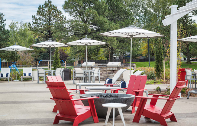 Fire Pit at Village Gardens Apartments in Fort Collins, CO