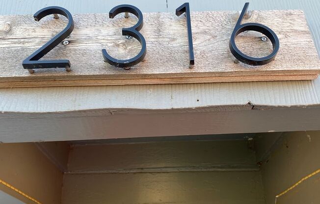 2 bed/1 bath