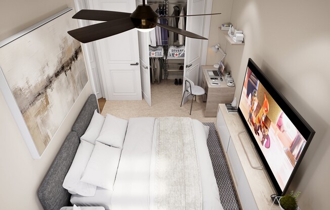 1 bed, 1 bath, 581 sqft, $1,236