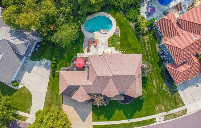 {5801} Spacious 2 Story Home in highly desirable area + Swimming Pool + Finished Lower Level